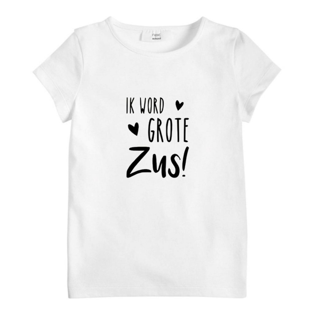 T-shirt - Ik word grote zus! | AtelierVie